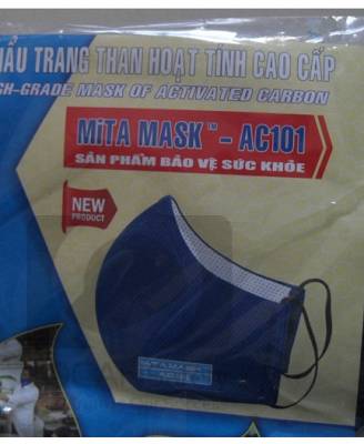 Khẩu trang hoạt tính chống bụi Mita - 023